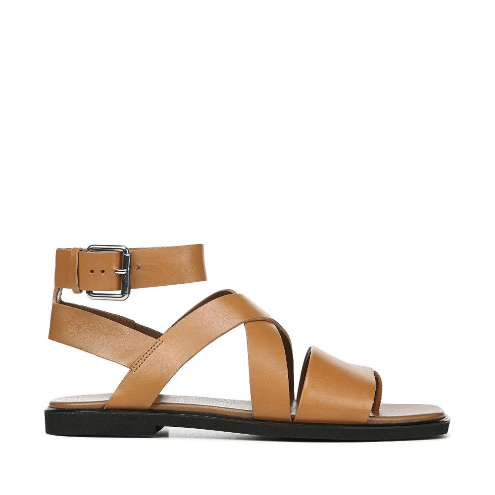 Via Spiga Anta Tan Leather Women's Sandals